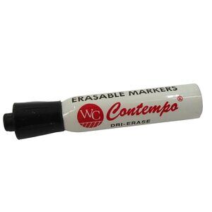 VTG Weber Costello Contempo Dri-Erase Erasable Marker Black Metal Barrel 3.85in